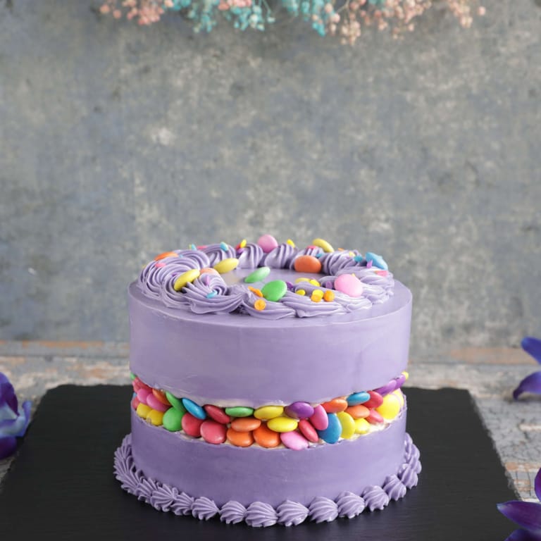 Fault Line Gems Cake 1kg (Eggless) - Image 1