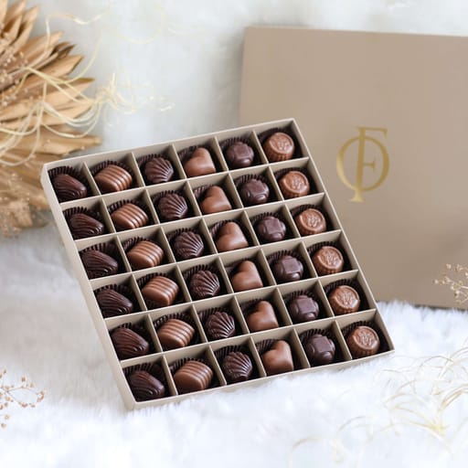 Box of 36 Assorted Pralines (Eggless)