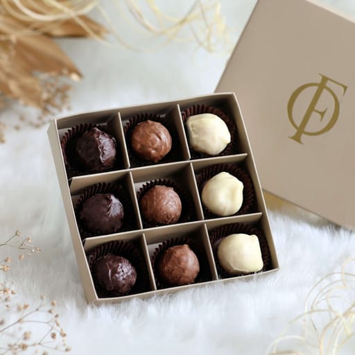 Box of 9 Assorted Truffles (Eggless)