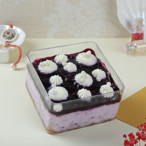 Blueberry Box Cake	300 gms (Eggless)
