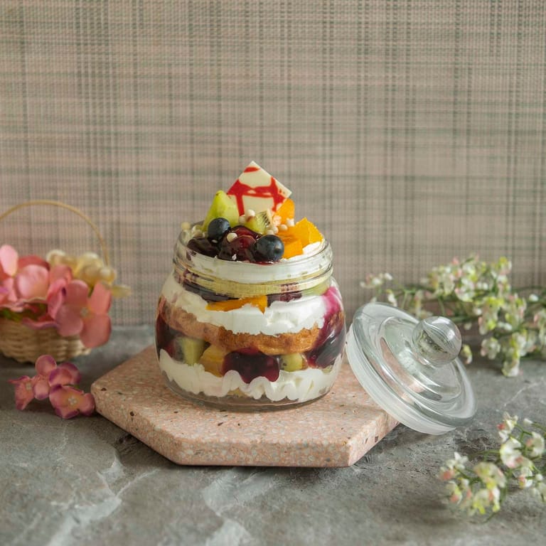 Mixed Fruit French Cream Jar 400 gms (Eggless) - Image 1