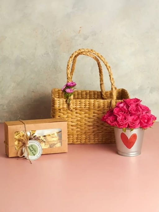 Roses and Choco Rocks