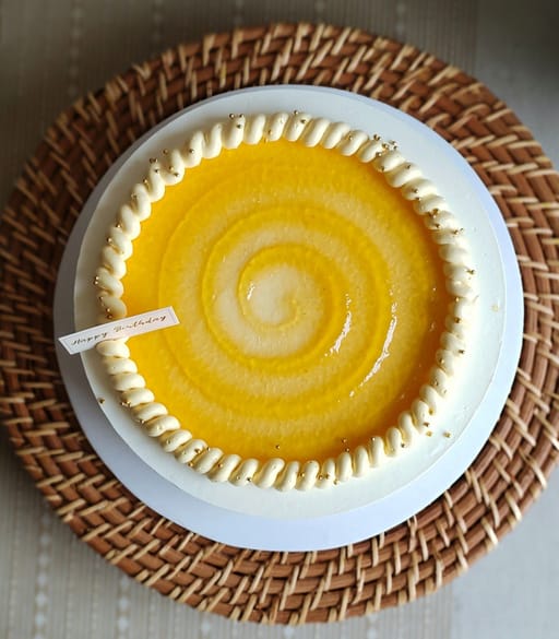 Mango Caramel Cake