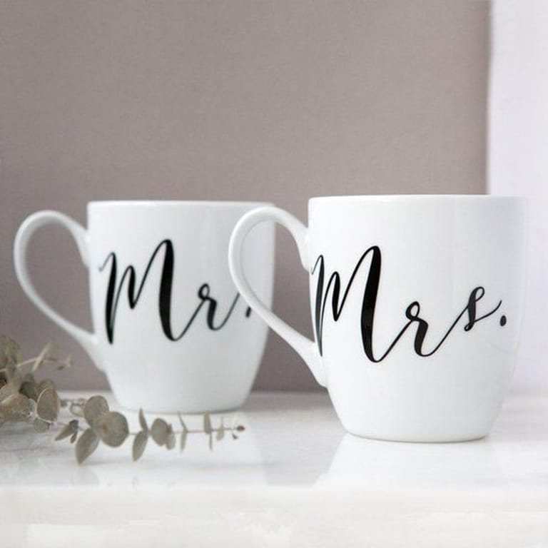 Customized Coffee Mugs Set