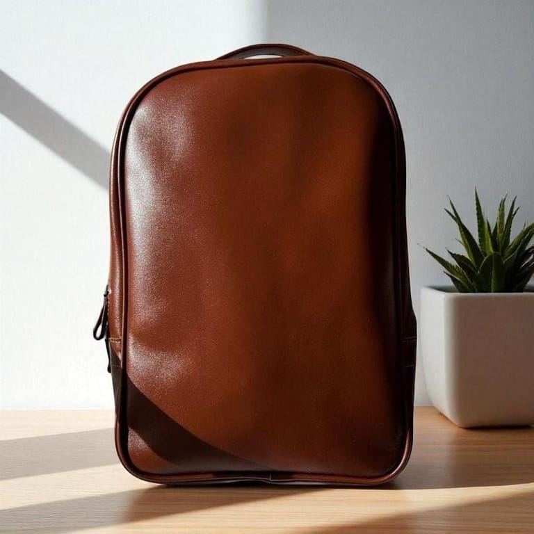  Premium Leather Backpack
