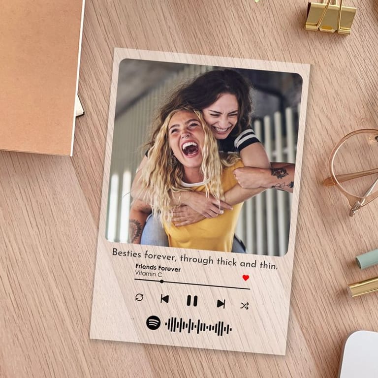 Personalized Spotify Plaque with Song