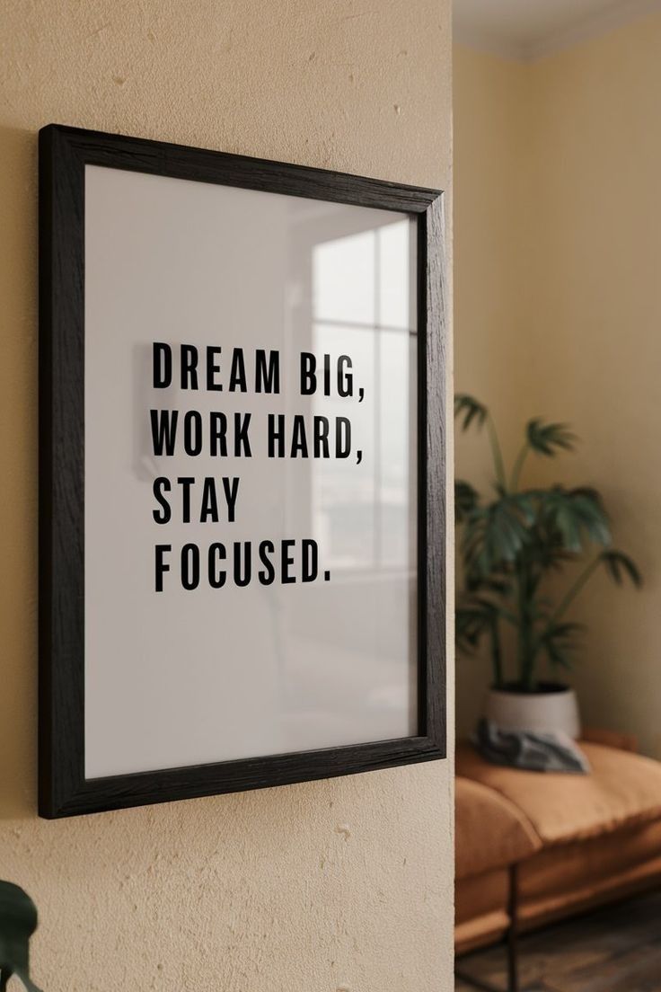 Motivational Quote Frame