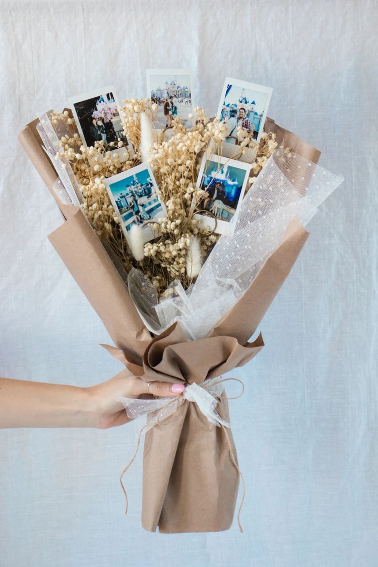 Personalized Flower Bouquet with Photos