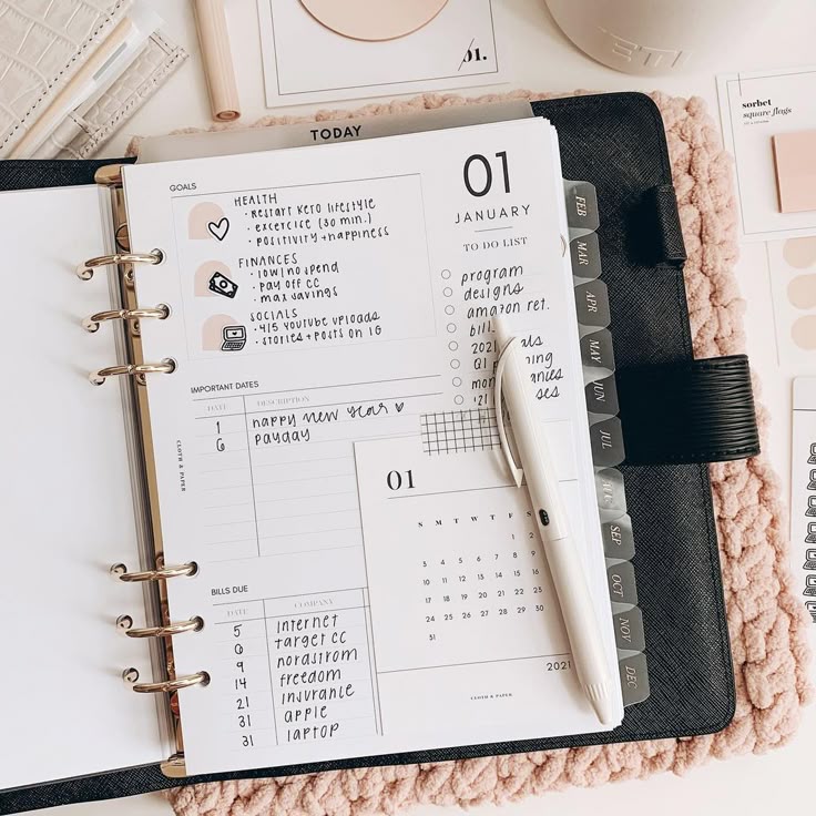 Daily Planner or Calendar