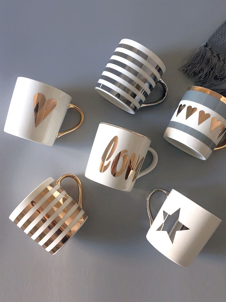 Decorative Coffee Mug Set