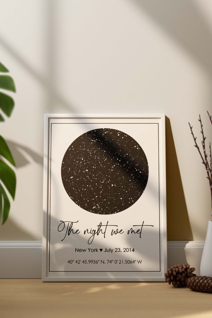 Star Map Frame