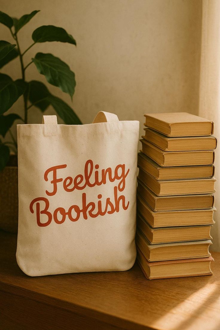 Literary-Themed Tote Bag