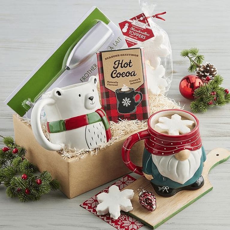 A Hot Chocolate Kit with a Cute Mug