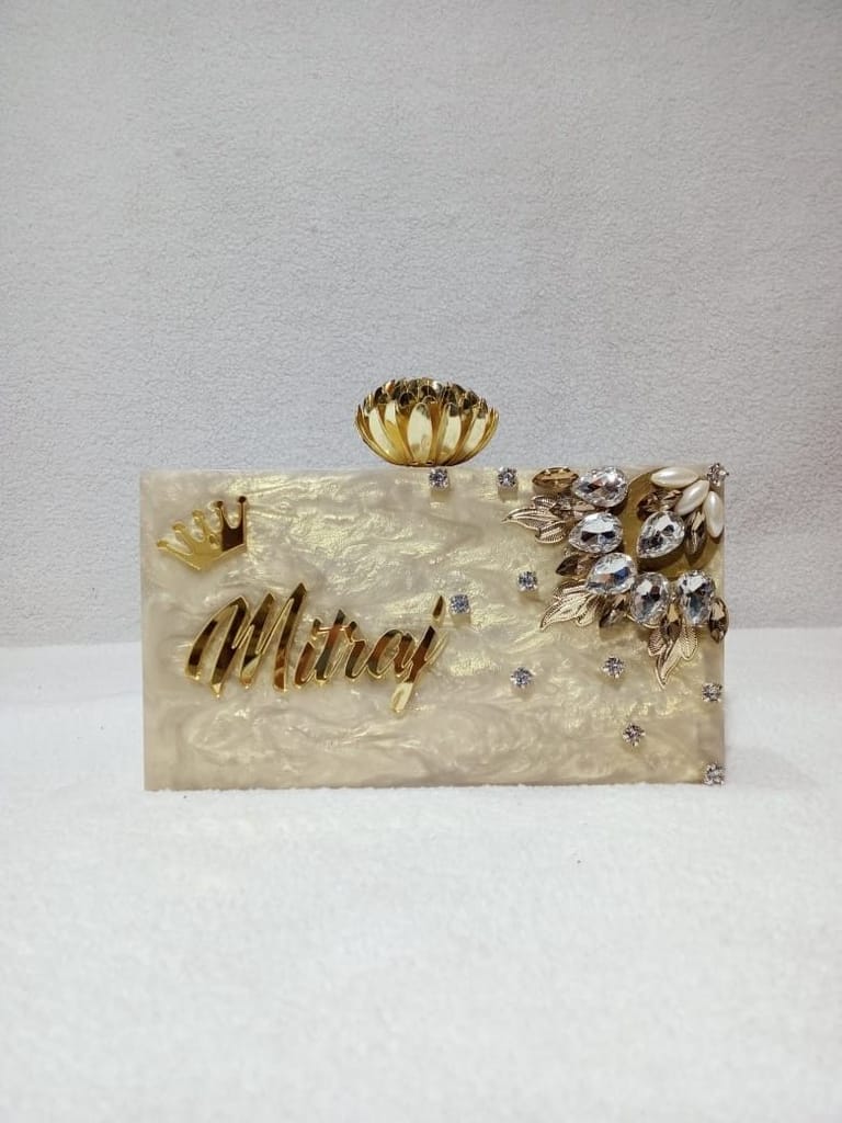 Personalized Bridal Clutch