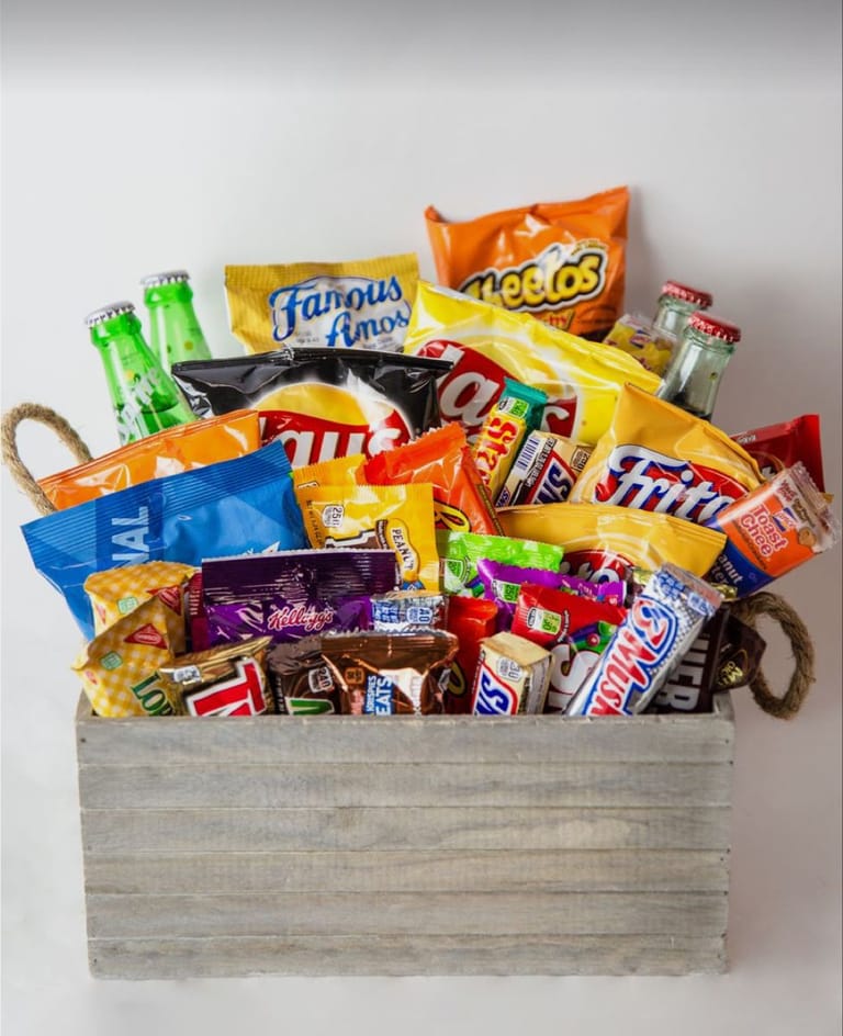 Snacks Gift Basket