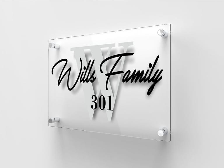 Customized Nameplate or Door Sign