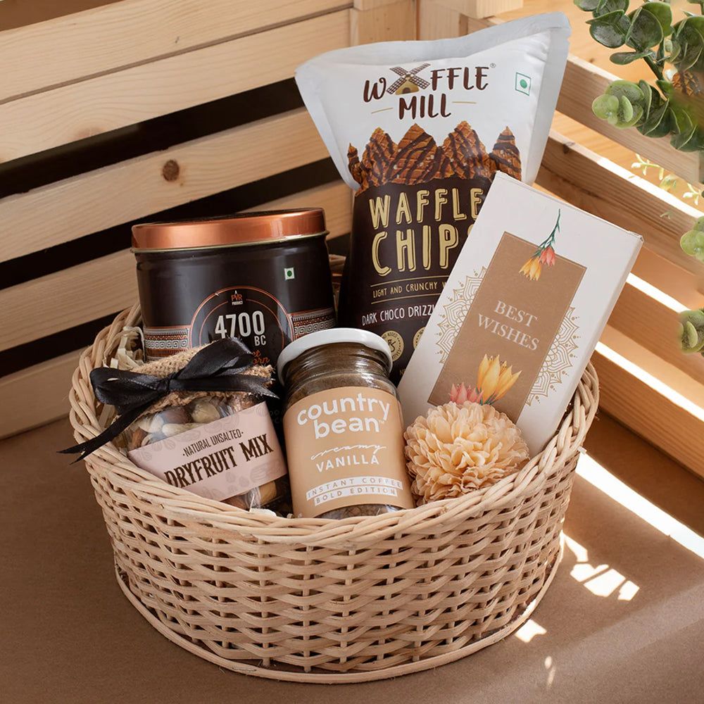  Artisanal Coffee & Snack Hampers