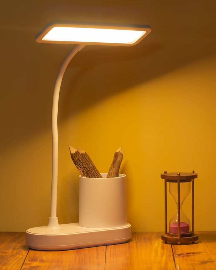 Desk Organizer & LED Lamp
