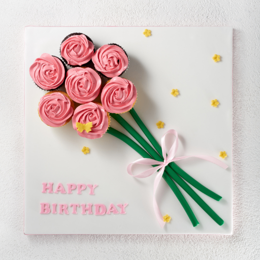 Flower Bouquet Cupcakes